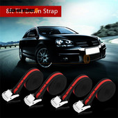 2 buc/4 buc 8ft, mașină, camion, curea de încărcare, fixare pentru bagaje, cu clichet, cataramă pentru centură, chingă din poliester, pentru uz casnic sau comercial