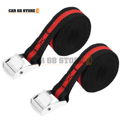 2 buc/4 buc 8ft, mașină, camion, curea de încărcare, fixare pentru bagaje, cu clichet, cataramă pentru centură, chingă din poliester, pentru uz casnic sau comercial