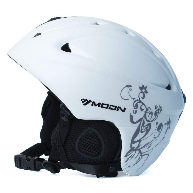 MOON Ски Сноуборд Каска Мъжка Зима Възрастни Скейтборд Екипировка Спортна Безопасност Ски Ски Каска Мъже Жени с очила
