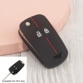 Silikona atslēgas vāciņš automašīnas atslēgas maciņš priekš Opel Insignia Astra J Zafira Corsa D Mokka Meriva priekš Chevrolet Aveo Prism Spark Trax Cruze