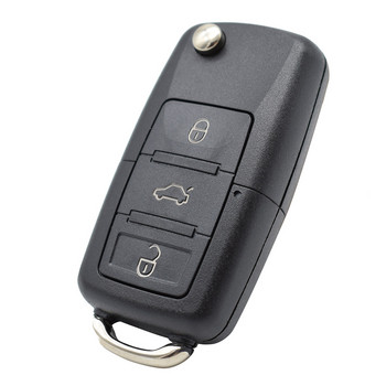 2 3 бутона за автомобилно дистанционно Flip Key Fob Case Shell за VW Golf MK6 Polo Bora Beetle Tiguan Passat Caddy Jetta Eos Scirocco No Blade