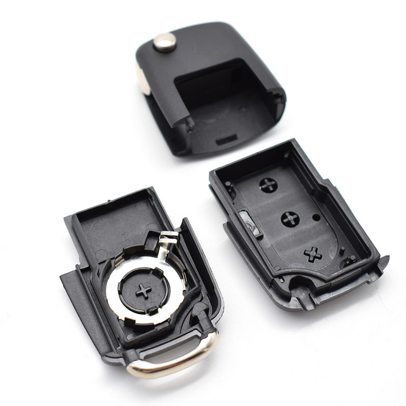 2 3 butoane pentru telecomandă pentru mașină, carcasă pentru chei pentru VW Golf MK6 Polo Bora Beetle Tiguan Passat Caddy Jetta Eos Scirocco fără lamă