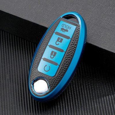 Husa pentru chei de masina din piele TPU pentru Nissan Leaf Micra Qashqai J11 J10 X Trail T32 Versa Note Patrol Accesorii pentru husa pentru chei