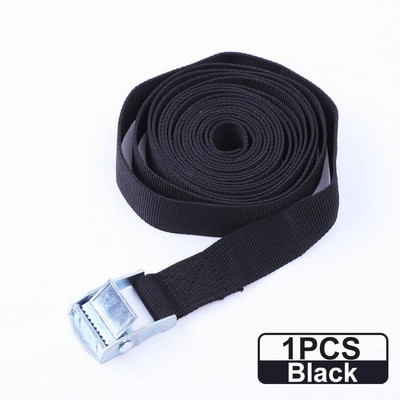 Cureaua de fixare cu cataramă de 6M Curele de încărcare pentru mașină, motocicletă, bicicletă, cu cataramă metalică, frânghie de remorcare, centură puternică cu clichet pentru centură de bagaje