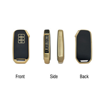 Κάλυμμα θήκης κλειδιού τηλεχειριστηρίου αυτοκινήτου TPU με 7 κουμπιά για Kia Sorento MQ4 2020 2021 Χρυσό Κέλυφος κλειδιού υψηλής ποιότητας Μπρελόκ υψηλής ποιότητας