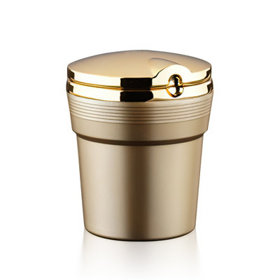 Scrumieră universală pentru mașină, cu lumini LED, cu capac, mașină acoperită cu personalitate, în interiorul mașinii, consumabile multifuncționale creative