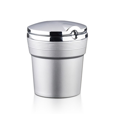 Scrumieră universală pentru mașină, cu lumini LED, cu capac, mașină acoperită cu personalitate, în interiorul mașinii, consumabile multifuncționale creative