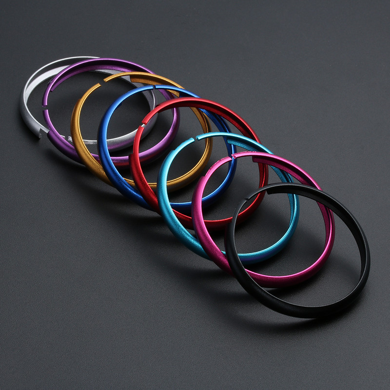Inel de protecție pentru cheie din aliaj de aluminiu, decorare pentru lanț pentru BMW Mini Cooper Clubman Countryman, accesoriu pentru automobile.