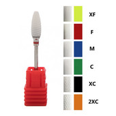 Torță Cilindru Freză Freză din ceramică Burghie pentru găurit electric Manichiură Pedichiură Îndepărtarea pielii moarte Instrumente pentru arta unghiilor