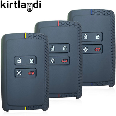 Szilikon kulcstartó tok zoe Renault Captur Megane Talisman Espace Clio Zoe Koleos Scenic 4 Arkana Dacia Sandero kártya távirányítóhoz