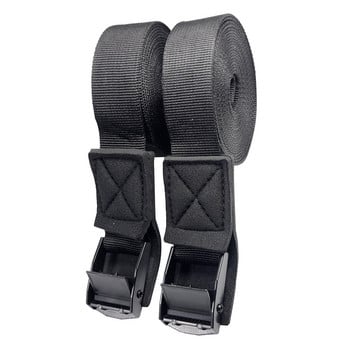 Ремъци Закопчалка Каишка Тресчотка Cam Tie Down Lashing Belt Duty Тежко въже Теглене Закрепване на куфар Багаж Travel Utility Товарен камион