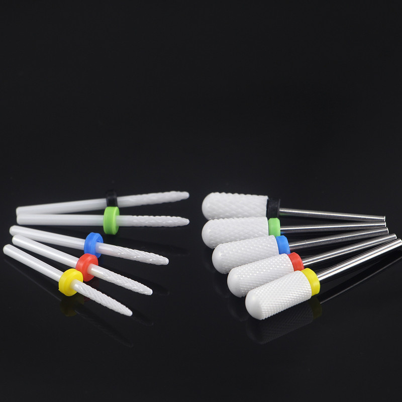 Keramičko svrdlo za nokte za električne bušilice za manikuru Stroj za glodanje Turpije za nokte Rezač za manikuru Alati za izradu noktiju