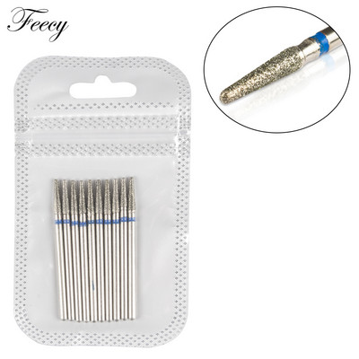 10 buc Freză cu diamante pentru manichiură Set de burghie pentru unghii Accesorii Pedichiură Mașină electrică Nail Bit Flys Gel Remover Tool