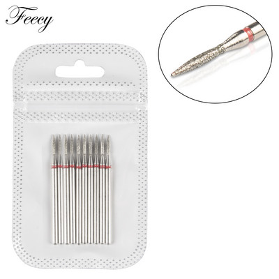 10 buc Freză cu diamante pentru manichiură Set de burghie pentru unghii Accesorii Pedichiură Mașină electrică Nail Bit Flys Gel Remover Tool