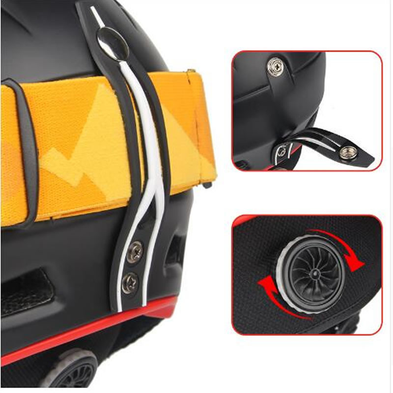 Siguranță Cască pentru sporturi de iarnă în aer liber Căști de schi snowboard calde Bărbați Femei Căști ușoare pentru zăpadă Cască de skate modelată integral