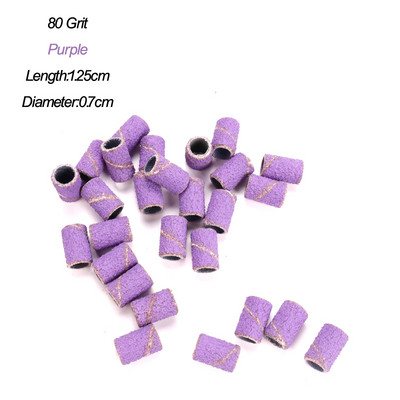 80 # 120 # 180 # Slefuit unghii Mașină electrică pentru unghii Burghie pentru unghii Gel UV Acrilic Polish Remover Pile pentru manichiură Cuticule Burffur