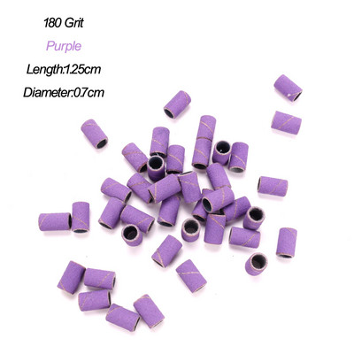 80 # 120 # 180 # Slefuit unghii Mașină electrică pentru unghii Burghie pentru unghii Gel UV Acrilic Polish Remover Pile pentru manichiură Cuticule Burffur