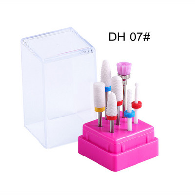 Set de freze combinate pentru manichiură, set de burghie pentru unghii din ceramică Instrumente electrice pentru lustruire cu gel
