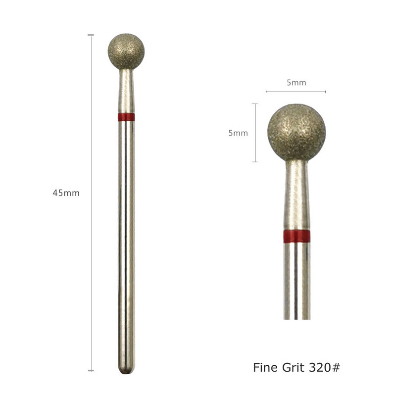 HYTOOS 10 kom/set svrdla za nokte Dijamantni rezači za manikuru Glodalo za zanoktice za nokte za pedikuru Dodaci za nokte Alati