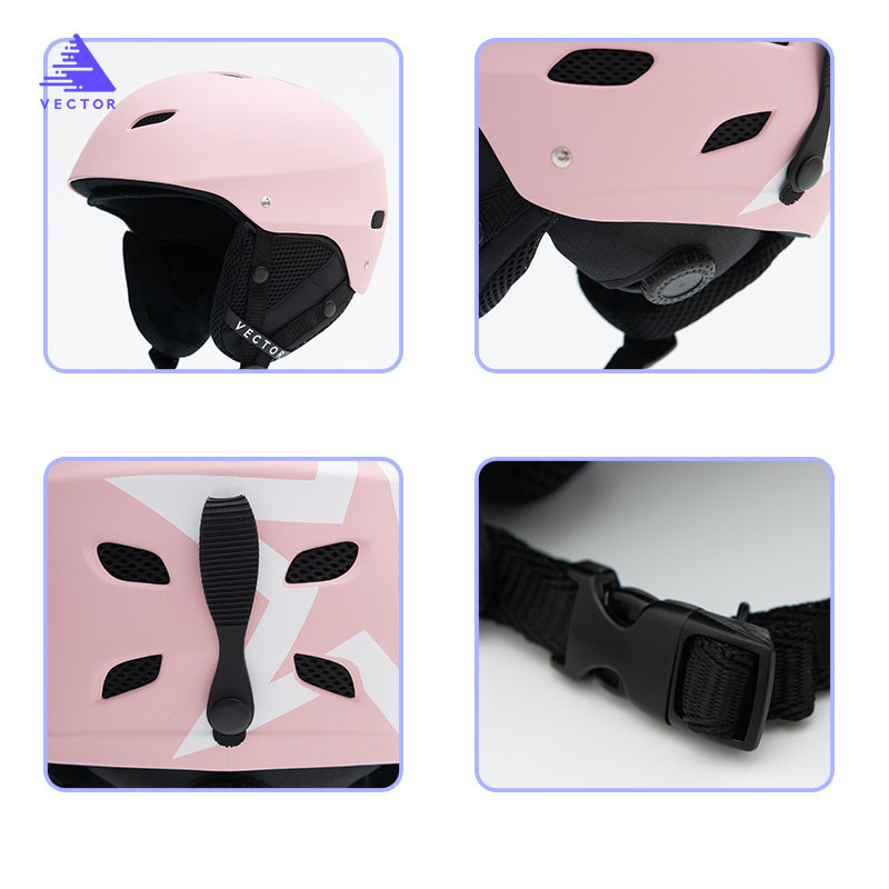 Нова унисекс ски каска Мъжка интегрално формована безопасност Спорт на открито Колоездене Защита Сноуборд Каска Ски екипировка