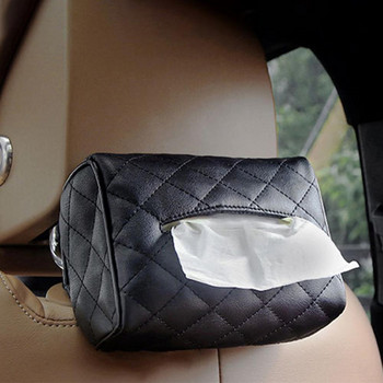 Car Faux Leather Sun Viper Πίσω Κάθισμα Κρεμαστό Tissue Box Χάρτινη θήκη