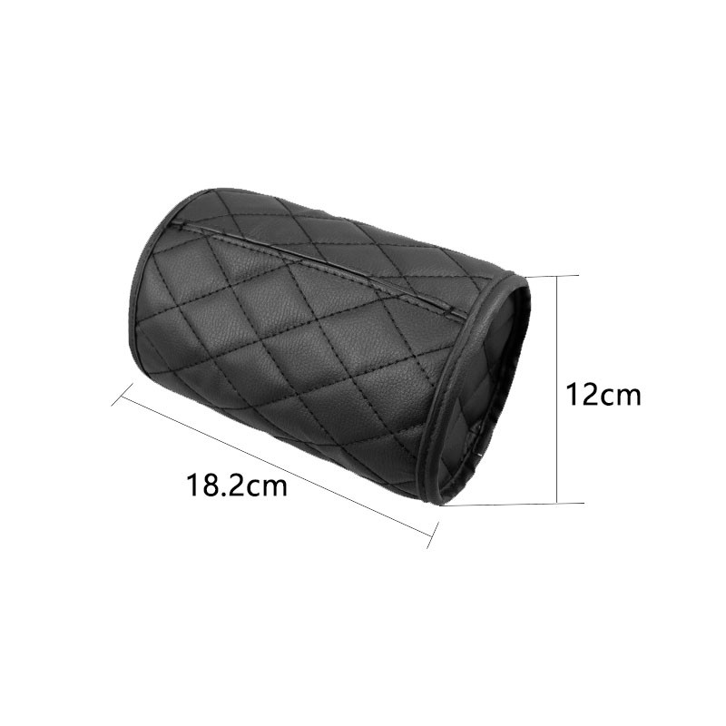 Dodaci za automobile Poklopac kutije za maramice Držač kutija za maramice PU koža crna ružičasta unutrašnjost papira Tip bloka Auto Decoration kutije za maramice