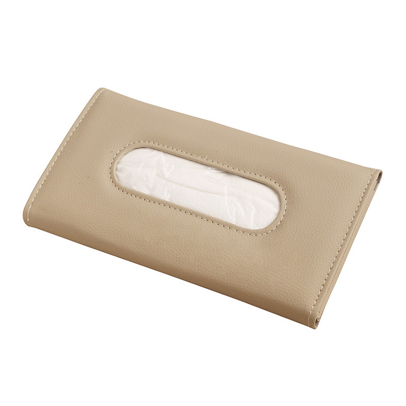 Automobilio servetėlių dėžutės laikiklis Automatinis popierinių rankšluosčių maišelis Galinės sėdynės audinio dėklas transporto priemonės skėčiui nuo saulės pakabinamų audinių dėžutė