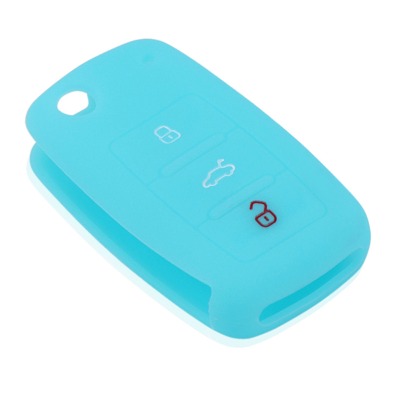 Husă silicon pentru cheia auto pentru Volkswagen VW polo passat b5 golf4 5 6 jetta tiguan Golf CrossFox Plus Eos Scirocco Beetle