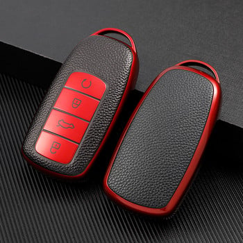 TPU кожа TPU Car Smart 4Button Key Case Cover за Chery Tiggo 8 Pro Tiggo 8plus New 5 plus 7pro Shell Bag Keychain Protector