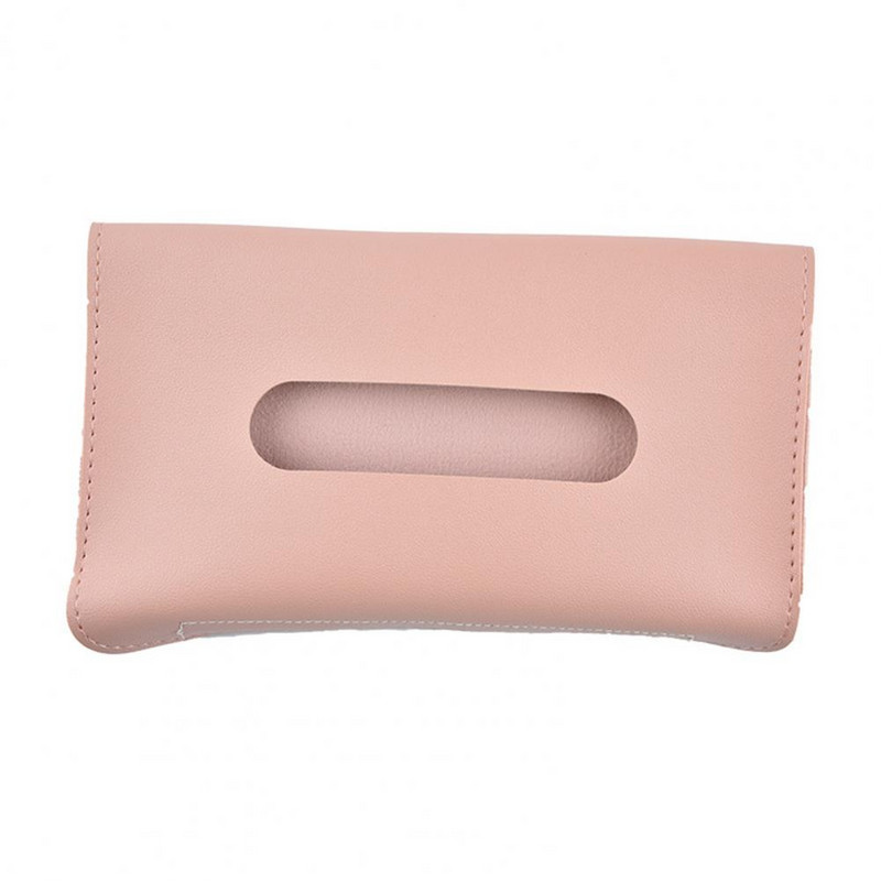 Στήριγμα χαρτιού αυτοκινήτου υψηλής χωρητικότητας από συνθετικό δέρμα ανθεκτικό στη σκόνη Ανθεκτικό κάλυμμα θήκης χαρτιού αυτοκινήτου Διανομέας χαρτιού για αυτοκίνητο