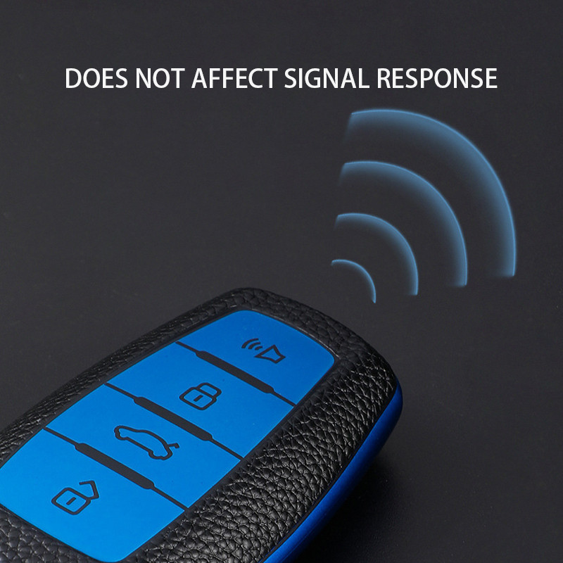 4 κουμπιά TPU+Δερμάτινο κάλυμμα θήκης κλειδιού αυτοκινήτου για Great Wall Haval Coupe H7 H8 H9 F5 F7 H2S GMW H6 Αξεσουάρ styling τσάντα θήκης αυτοκινήτου