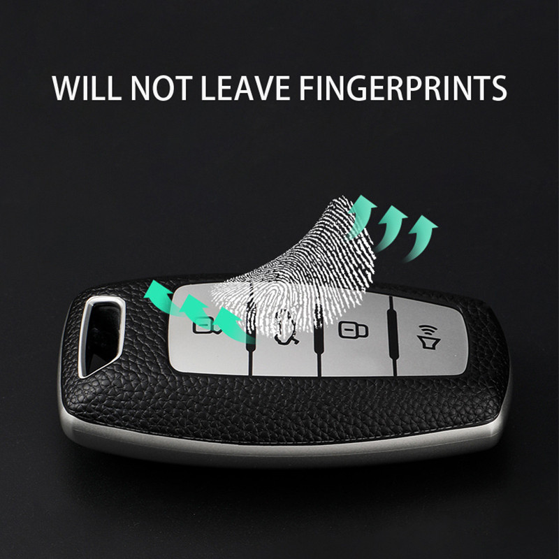 4 κουμπιά TPU+Δερμάτινο κάλυμμα θήκης κλειδιού αυτοκινήτου για Great Wall Haval Coupe H7 H8 H9 F5 F7 H2S GMW H6 Αξεσουάρ styling τσάντα θήκης αυτοκινήτου