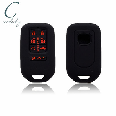 Cocolockey husă pentru chei husă Fob Shell potrivită pentru honda odyssey 2017 2018 husă din silicon pentru chei auto telecomandă fără cheie cu 7 butoane stil auto