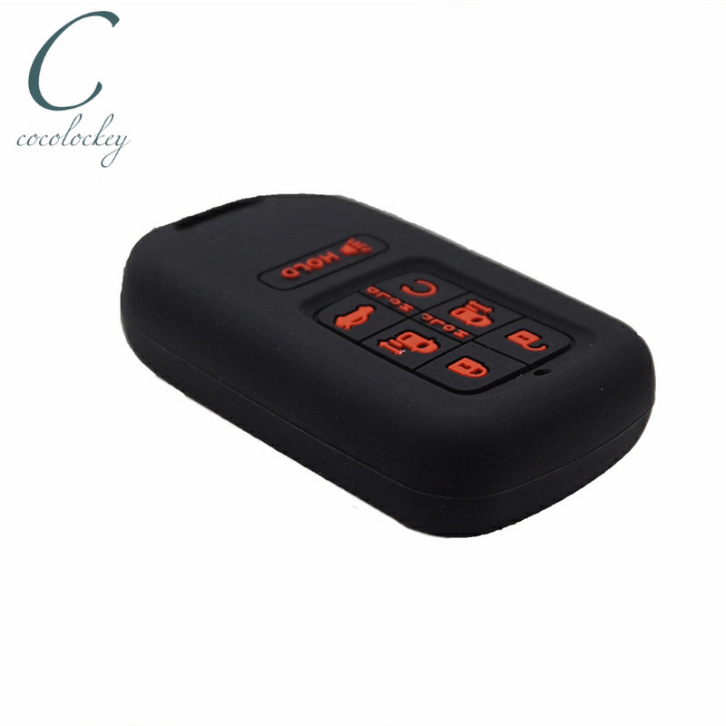 Cocolockey husă pentru chei husă Fob Shell potrivită pentru honda odyssey 2017 2018 husă din silicon pentru chei auto telecomandă fără cheie cu 7 butoane stil auto