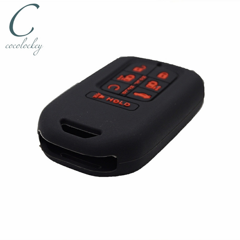 Cocolockey husă pentru chei husă Fob Shell potrivită pentru honda odyssey 2017 2018 husă din silicon pentru chei auto telecomandă fără cheie cu 7 butoane stil auto