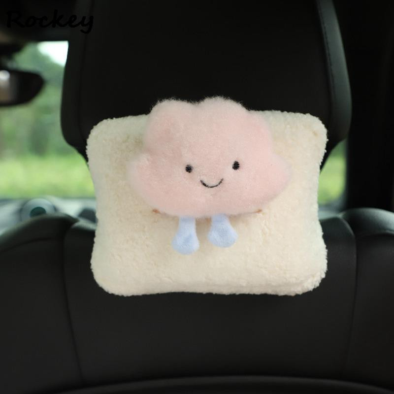 Lovely Car Tissue Box Creative Cute Cartoon βελούδινο κουτί χαρτομάντιλου Θήκη υποβραχιόνιου αυτοκινήτου Κουτί καθίσματος αυτοκινήτου Κουτί χαρτομάντιλων αυτοκινήτου Προμήθειες για γυναίκες