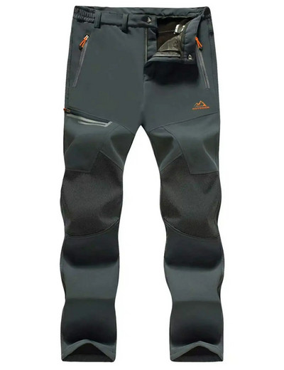 TACVASEN Winter Thicken Fleece Παντελόνι Πεζοπορίας Ανδρικό ζεστό θερμικό παντελόνι Αντιανεμικό για ψάρεμα εξωτερικού χώρου Κάμπινγκ Παντελόνι για σκι βουνού Παντελόνι