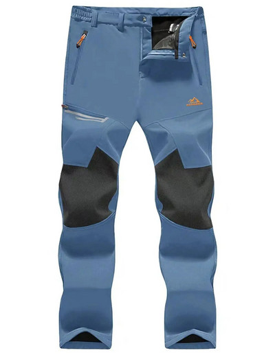 TACVASEN Winter Thicken Fleece Παντελόνι Πεζοπορίας Ανδρικό ζεστό θερμικό παντελόνι Αντιανεμικό για ψάρεμα εξωτερικού χώρου Κάμπινγκ Παντελόνι για σκι βουνού Παντελόνι