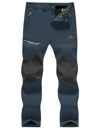 TACVASEN Winter Thicken Fleece Παντελόνι Πεζοπορίας Ανδρικό ζεστό θερμικό παντελόνι Αντιανεμικό για ψάρεμα εξωτερικού χώρου Κάμπινγκ Παντελόνι για σκι βουνού Παντελόνι