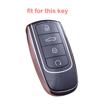 Капак за дистанционен автомобилен ключ с 3 бутона за Chery Tiggo 8 Pro 7 Arrizo 5 Tiggo 8 PLUS Калъф за ключове Защитна обвивка за автомобилни аксесоари
