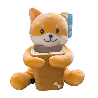 Θήκη Tissue Box For Cartoon Tissue Box Holder Λούτρινα μαντηλάκια Dispenser Tissue Box Car Organizer Χαριτωμένα αξεσουάρ εσωτερικού αυτοκινήτου