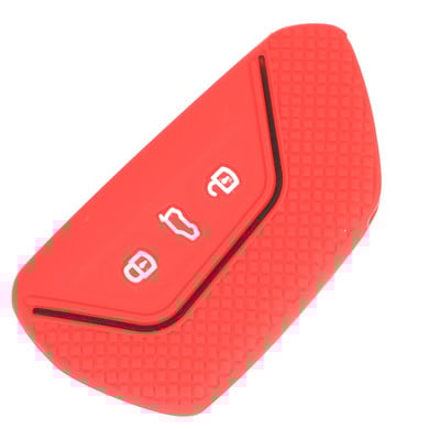 jingyuqin szilikon autóformázó kulcstartó burkolat távtartó VW Volkswagen Golf 8 Mk8 Skoda 2020 2021 3BT gumivédő autókulcs tokhoz