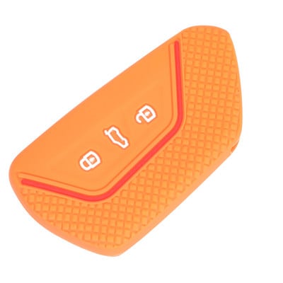 jingyuqin szilikon autóformázó kulcstartó burkolat távtartó VW Volkswagen Golf 8 Mk8 Skoda 2020 2021 3BT gumivédő autókulcs tokhoz