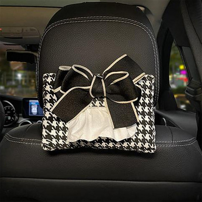 Craft Ornament Auto Storage Decoration Cloth Слънчева козирка Държач за кутия за салфетки Висящ държач за маска за кола Shading Tissue Case Органайзер