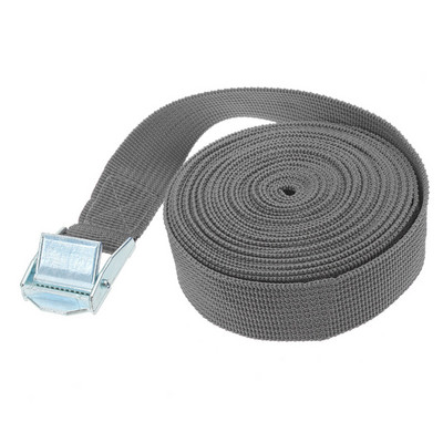 1 бр. 5 м кола за обтягане на въже за колан, здрав колан с тресчотка, 25 мм чанта за багаж, закрепване на товара с обтегач за въже, метална катарама, теглич