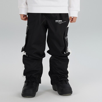 Παντελόνι σκι Παιδικά Αγόρια Αθλητικά Παντελόνια για εξωτερικούς χώρους Αδιάβροχο Αντιανεμικό Κορίτσια Παχύ ζεστό Παιδικό Παντελόνι Χειμερινό Σκι Παντελόνι Snowboard