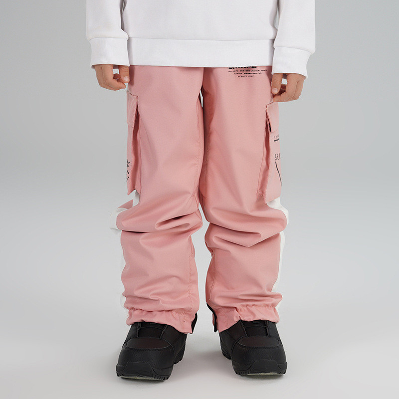 Skijaške hlače Dječje dječake Hlače za sportove na otvorenom Vodootporne otporne na vjetar Djevojčice Tople dječje hlače Zimske hlače za skijanje i snowboard