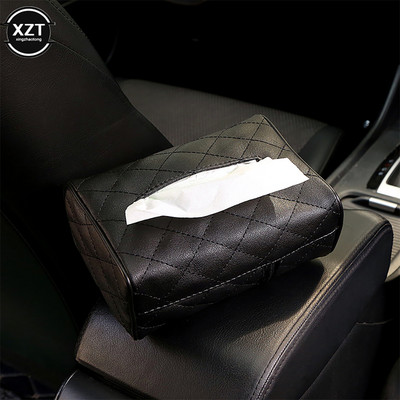 Tissue Boxes with Disposable Napkins Tissue Boxes Car Accessories Tissue Bag Organizer Car Decoration Auto Storage Car Styling
