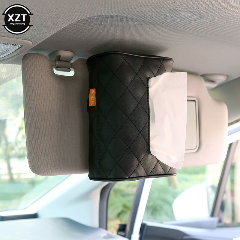 Servetėlių dėžutės su vienkartinėmis servetėlėmis Servetėlių dėžutės Automobilių aksesuarai Audinių maišelis Organizatorius Automobilio apdaila Automobilių saugojimas Automobilio stilius