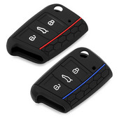 Husa pentru chei de masina Carcasa din silicon pentru VW Golf 7 MK7 VII Tiguan Polo Skoda Octavia A7 Kodiaq Seat Ateca Leon Accesorii auto